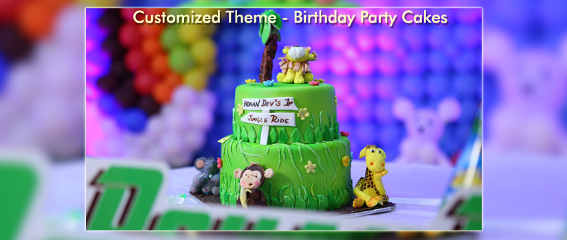 Birthday Party Theme Cake